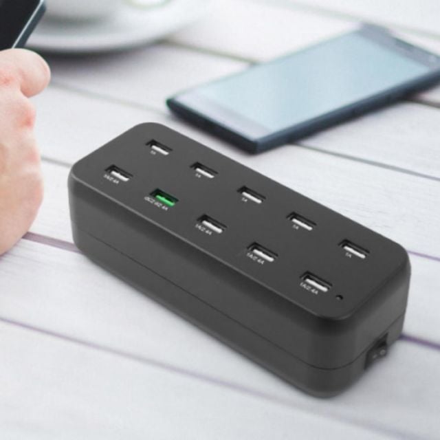USB 고속 충전 포트 멀티탭 노트북 허브 10포트