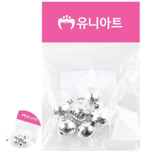 작은방울종 비즈공예부자재 미니방울 16mm 은색