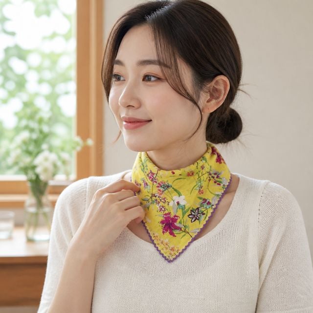 면 손수건 스카프 엠보싱 거즈 쁘띠 미니 에티켓 선물 답례품 교회 행사 기념품 포장