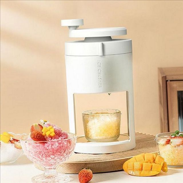 눈꽃 가정용 빙삭기 핸드 수동 빙수기 팥빙수 얼음갈이 만들기 아이스