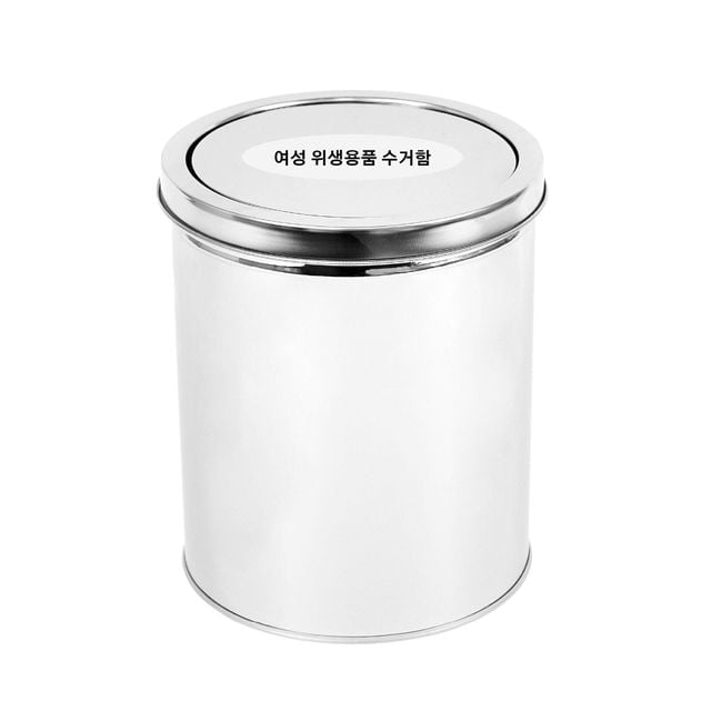 스윙 스텐 위생용품 화장실 쓰레기통 휴지통 16L