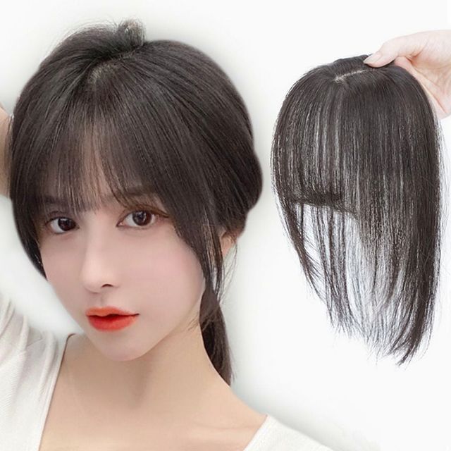 여성 3D 앞머리가발 인조모 헤어피스