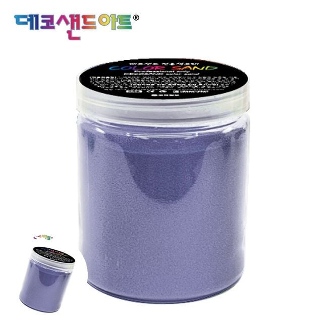 아기놀이완구 놀이체험완구 샌드 아트 전용 색모래 250g 보라