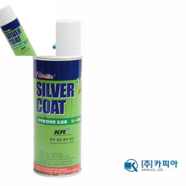 카피아 은색 냉간 아연 도금제 420ml 도금보수제 부식억제방청제 부식억제 부식방지제