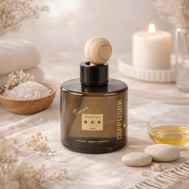 우드 볼 디퓨저 200ml 은은한디퓨저 우드스틱디퓨저 - 이미지 5
