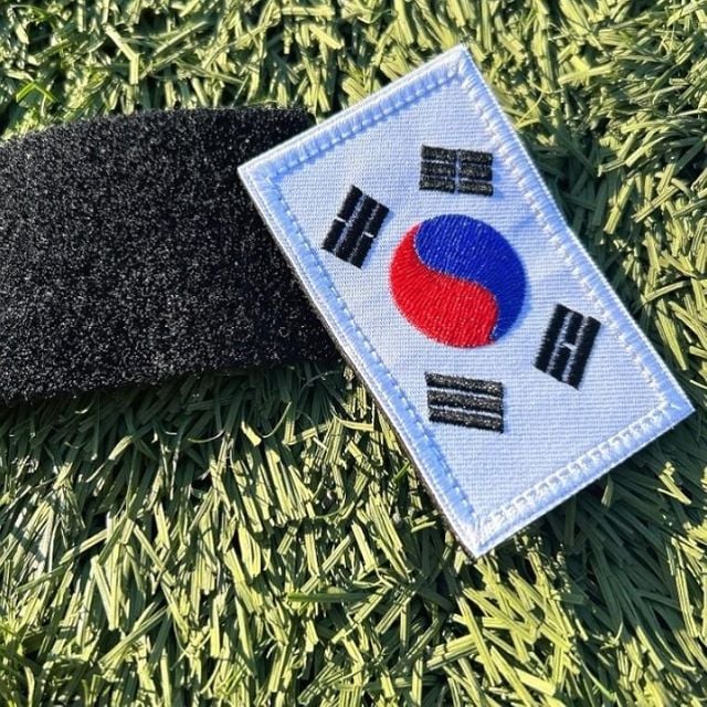 태극기 와펜 찍찍이 자수패치 군인 국경일 한국 여행기념품 코리아 군인가방 공항 기념품 가방와펜