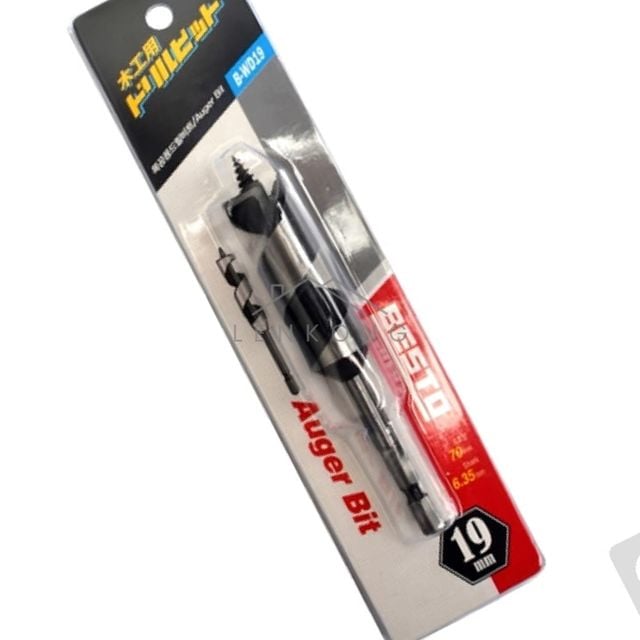 목공기리 드릴기리 목공드릴 롱형 24mm 전장 210mm B WD24L 1EA
