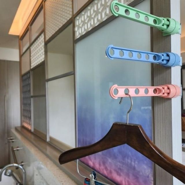 틈새행거 그린색상 베란다 세탁 공간활용 원룸 빨래 건조대 좁은집 학교 기숙사 자취생 사무실 빨래건조