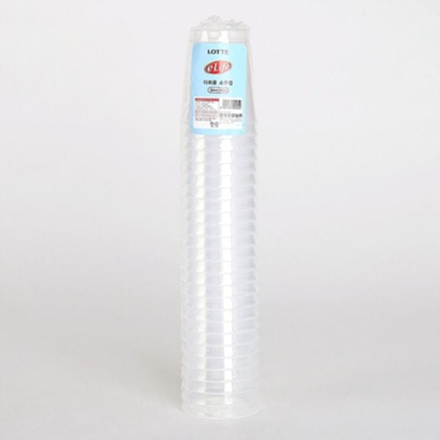 다회용 소주컵 25개 65ml 투명소주컵 캠핑소주컵 다회용컵