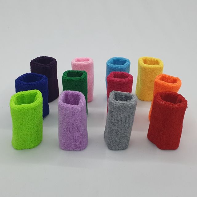 스포츠 땀흡수 손목아대 10cm 컬러 - 이미지 2