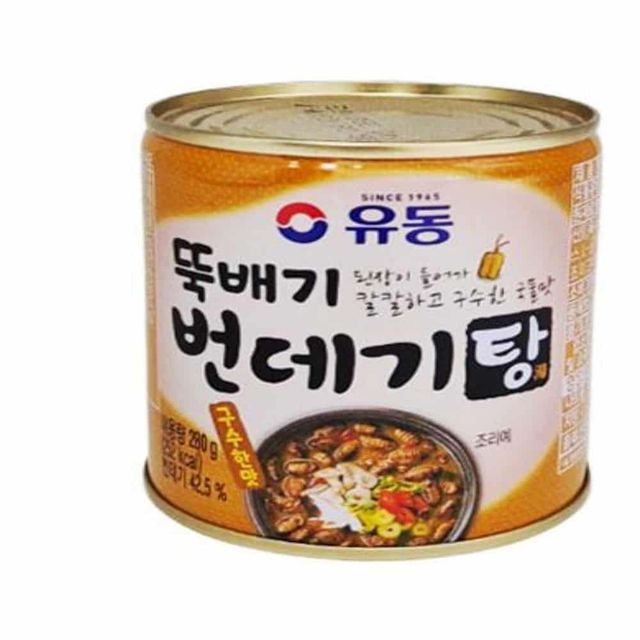 뚝배기 번데기탕 구수한맛 280g 캔번데기 캠핑요리