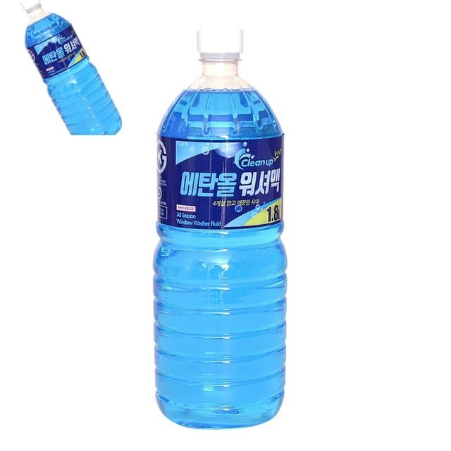 사계절 에탄올 워셔액 1.8L 차량세정 사계절용 포함 1.8리터