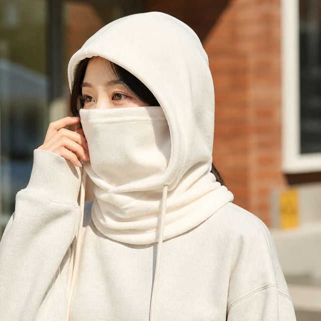 기모 포디 후드 바라클라바 3컬러 방한 넥워머 페이스커버 귀도리 겨울 모자 - 이미지 1
