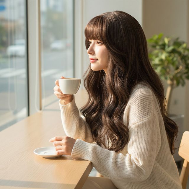 칼리아나 긴웨이브 메쉬 여성 통가발 SD-262076 - 이미지 2