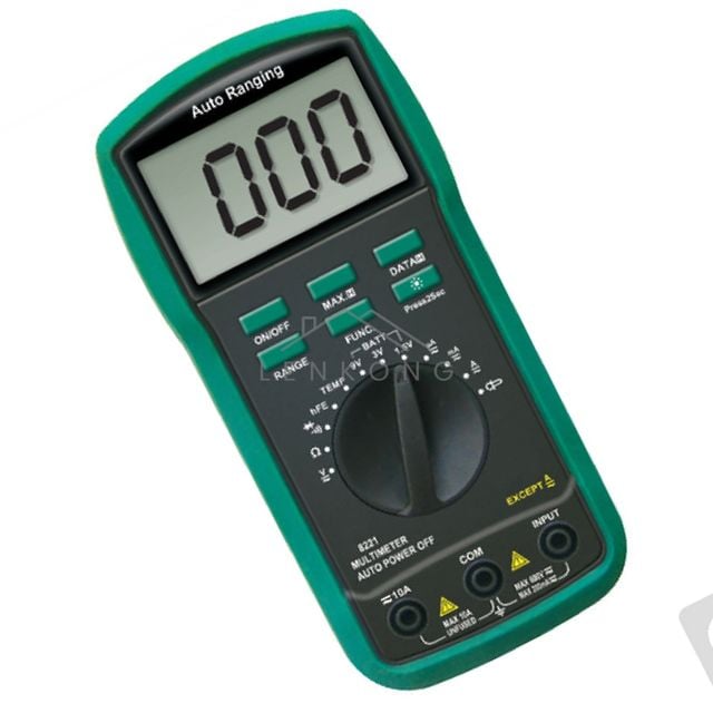 디지털테스터기 휴대용멀티미터 디지털멀티테스트기 AC DC600V 200mA 2000A 1ea