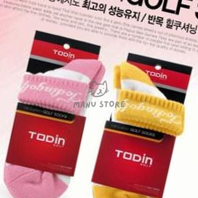 여성골프웨어 스포츠양말 여성용 반목 골프양말