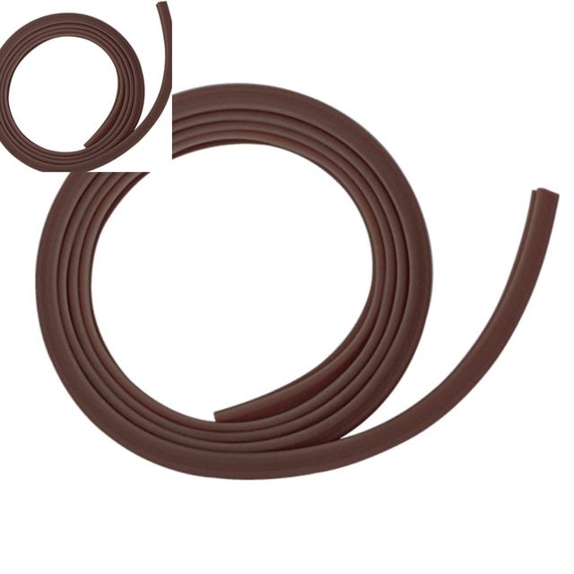 롱 모서리 보호쿠션 9mm x 2M 월넛 가구모서리 완충쿠션 코너보호 실리콘데코