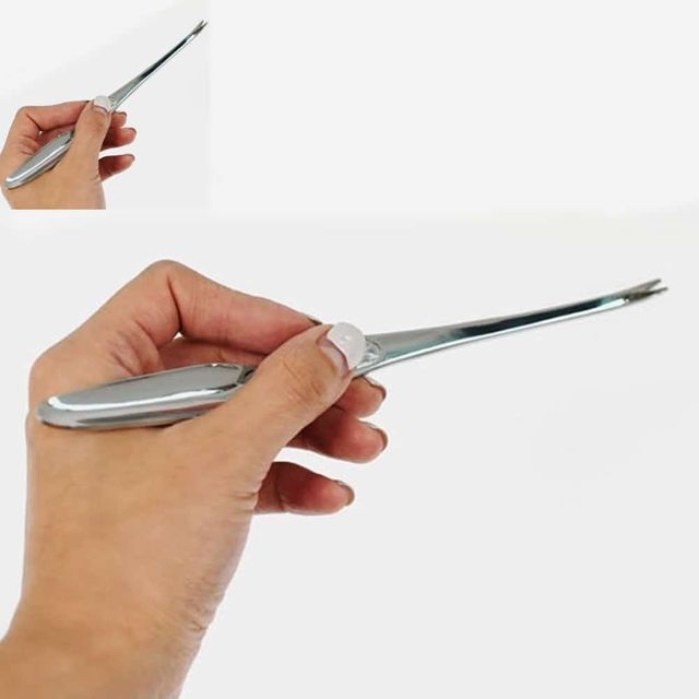 19cm 스텐 게 포크 스테이크포크 서빙포크 심플포크 테이블포크