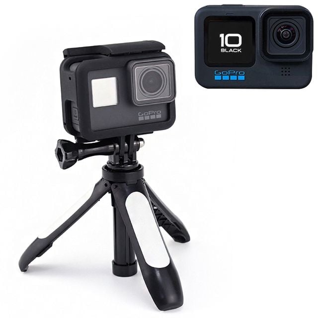 고프로 10 호환 액션캠 미니 삼각대 거치대 촬영 셀카봉 GOPRO10