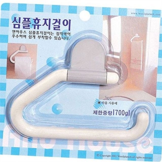 욕실 휴지 걸이 화장실 휴지 걸이 다용도 부착식 접착식 벽면 심플 롤휴지 키친타월걸이 핸드타월 디스펜서