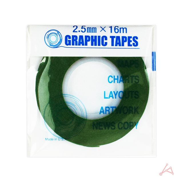 CH 라인테이프 2.5mm 녹색 - 이미지 2