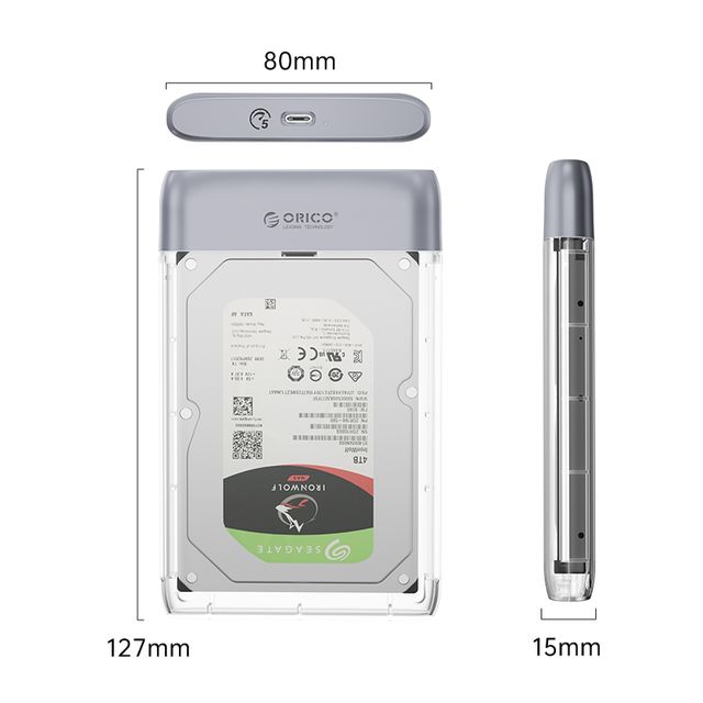 오리코 2.5형 SATA전용 SSD HDD C타입 USB3.1 외장 케이스 TX25C3 - 이미지 2
