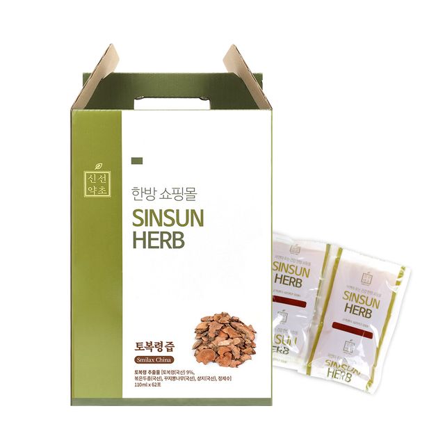 신선약초 국산 토복령즙 110ml x 62포 전통 원물 진액
