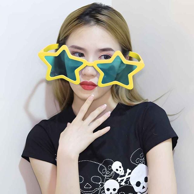 별모양선글라스 선그라스 옐로우선글라스 - 이미지 1