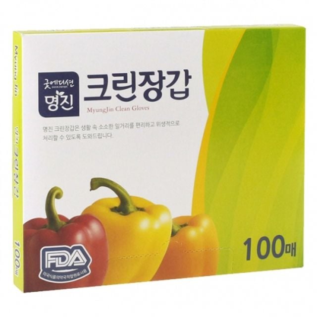 명진 굿에디션 크린 위생장갑A 24x28cm 100매