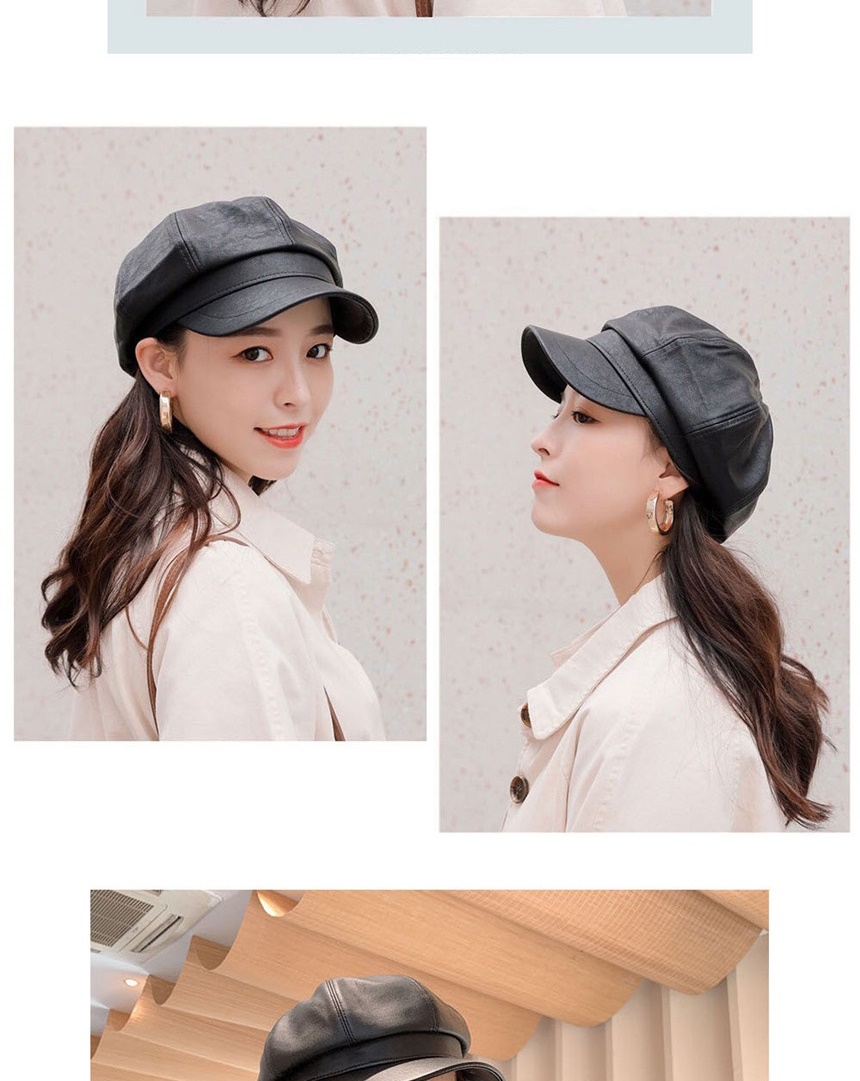 여자빵모자,여자팔각모자