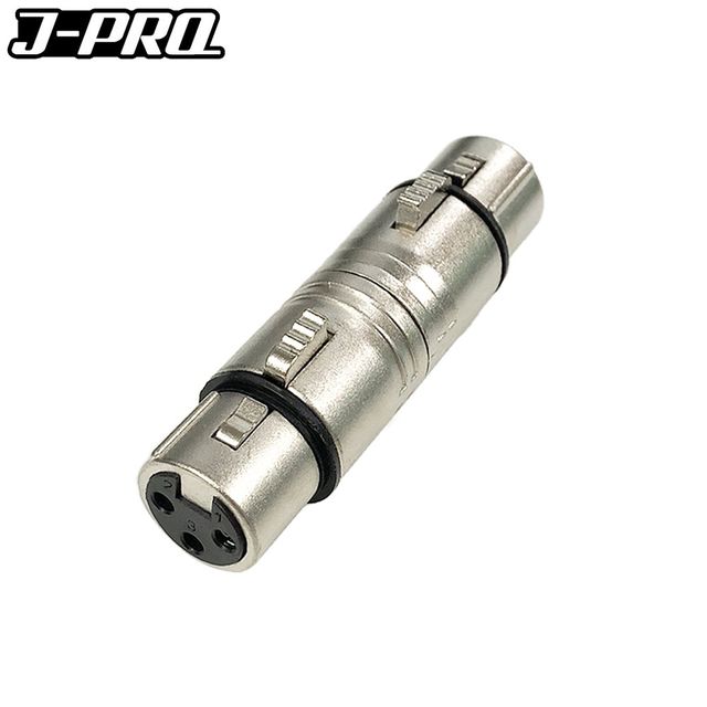 J-PRO JC11 XLR 캐논암-XLR 캐논암 변환 젠더 커넥터