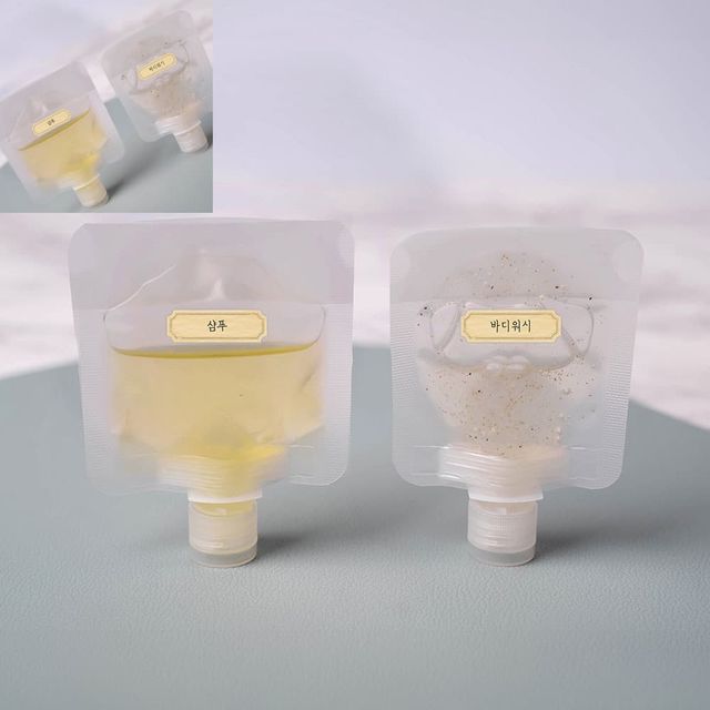 여행 화장품 휴대용 튜브 리필 소분용기 50ml 샴푸용기 세제용기 샴푸통 세제공병