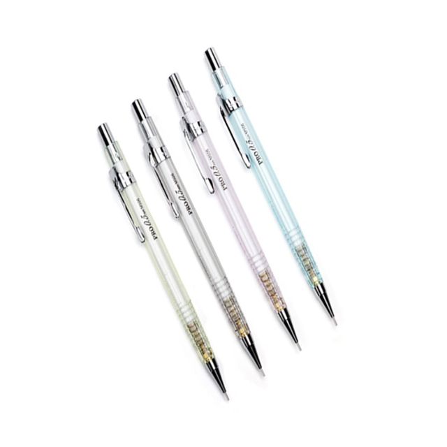 0.5mm 제도샤프 PRO 12세트 투명혼합 0.5MM샤프 선물샤프 제도용품