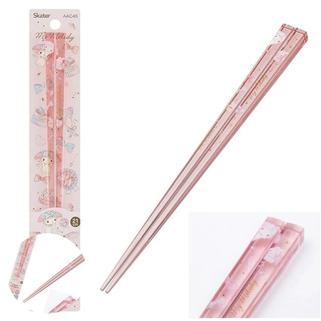 식탁용젓가락 한식젓가락 마이멜로디 해피니스걸 아크릴 젓가락 21cm