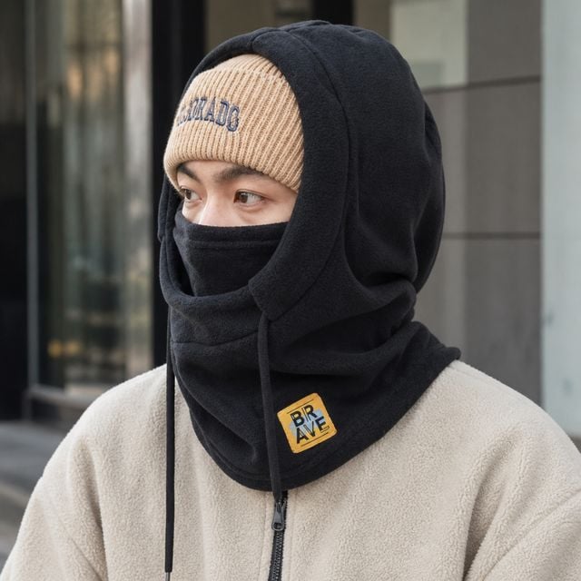 바라클라바 방한 모자 플리스 넥워머 겨울 스포츠 등산 라이딩 안면 마스크