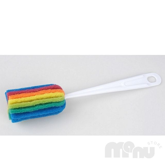 물병수세미 물병솔 무지개 수세미 병솔