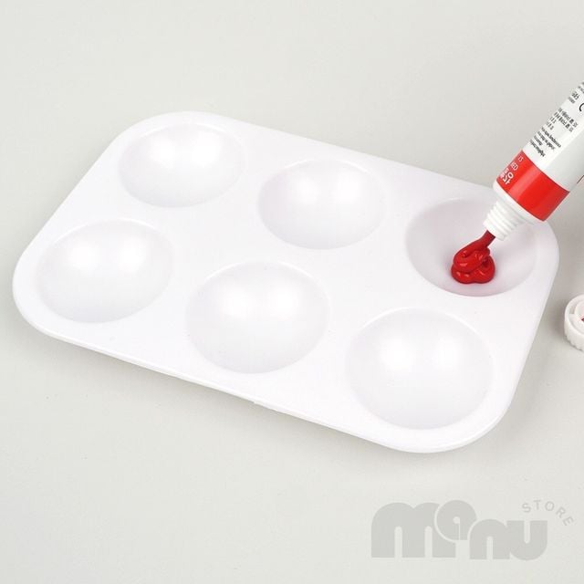 빠렛트 수채화팔레트 6구 미술용 미니 파레트