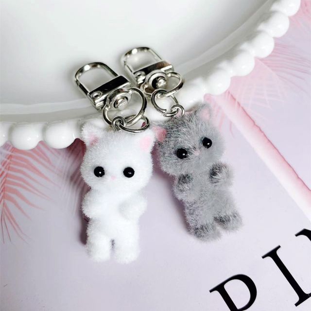 고양이 키링 고양이열쇠고리 고양이키 - 이미지 3