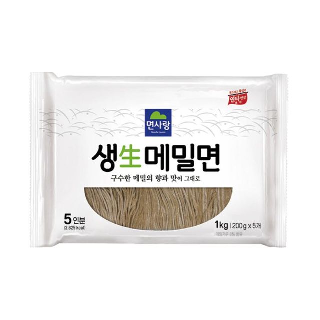 JN0003/(냉장)면사랑 생메밀면1kg 랍슨유통