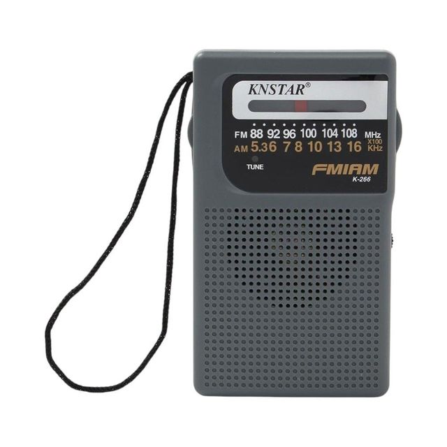 AMFM 휴대 라디오 (그레이)