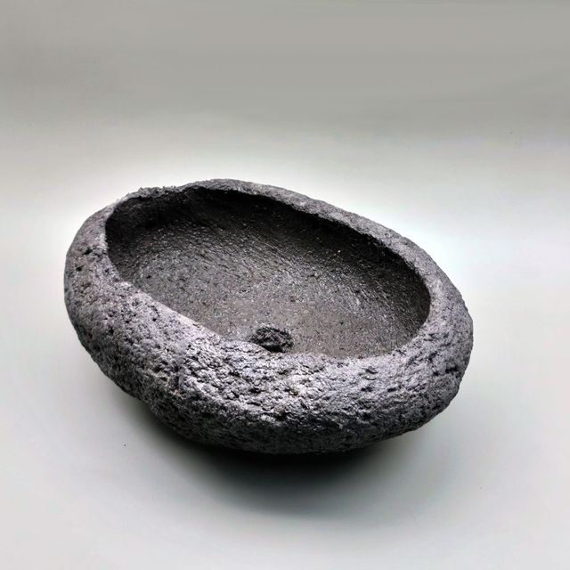 화산석 화분 - 타원 분재 중 25x16x10cm - 이미지 6