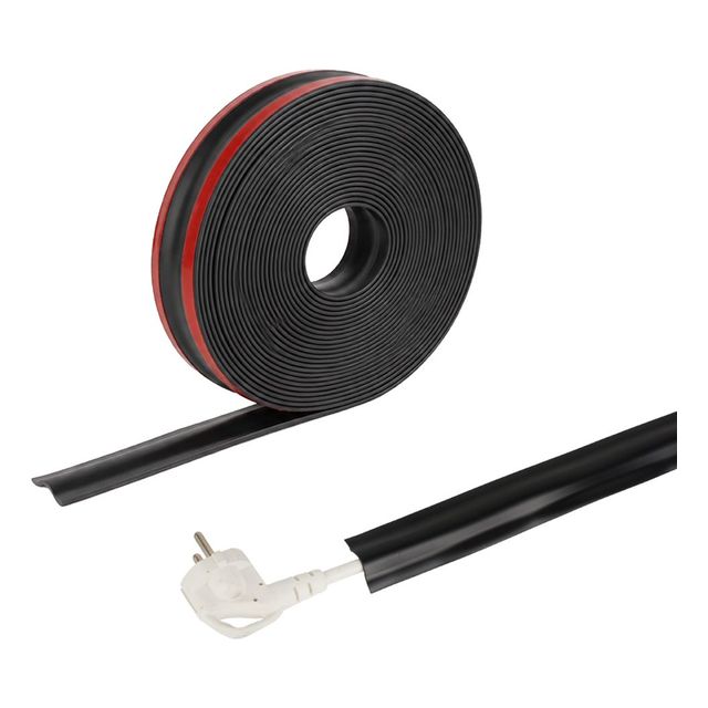전선몰딩 블랙 38mm 선정리몰딩 전선쫄대