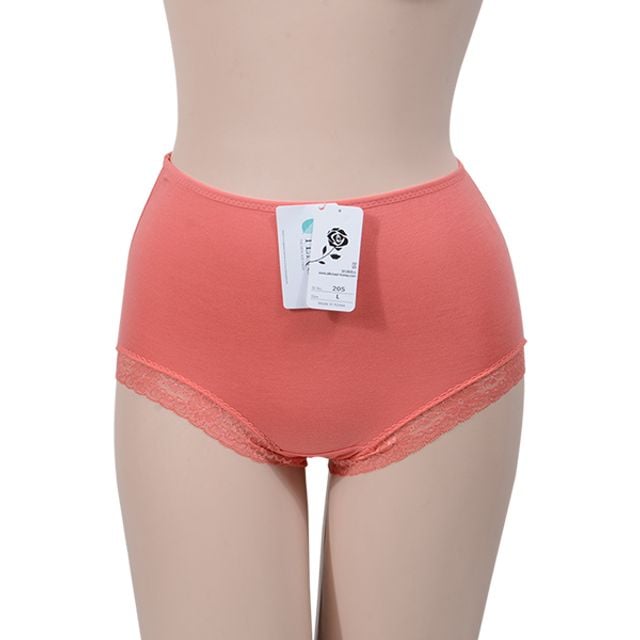 (창민) 노라인 밑단 레이스 맥시팬티