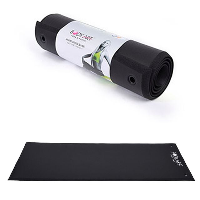 바디아트 운동매트 프리미엄 헬스매트 12mm 블랙 스포츠매트 홈트레이닝 홈트 - 이미지 1