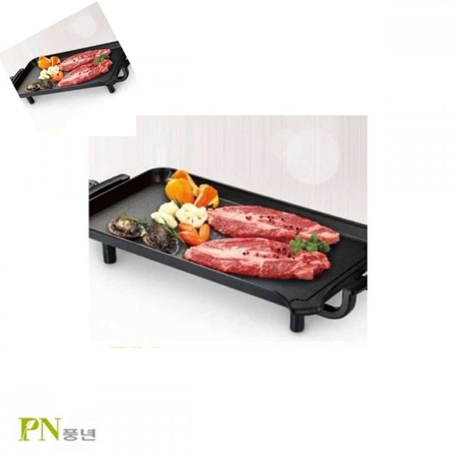 PN풍년 테이블 전기그릴 44x23.5cm 전기후라이팬 코팅팬 코팅후라이팬 후라이팬후라이 업소용프라이팬