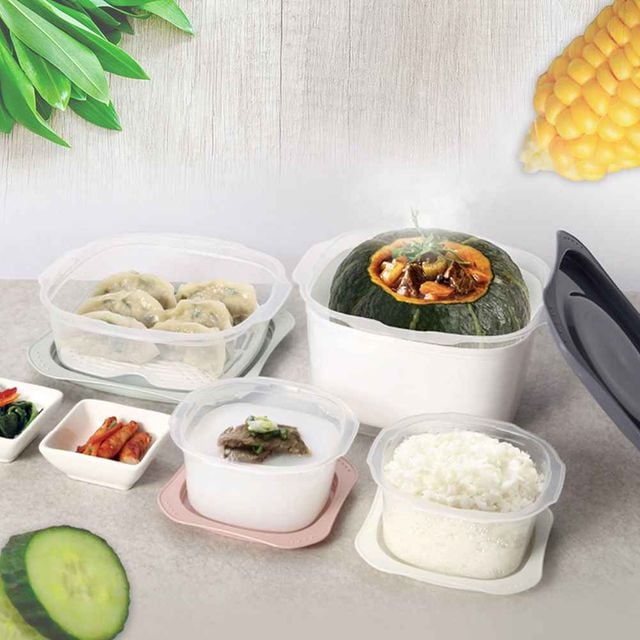 전자레인지용기 3호 국보관용기 찜용기 - 이미지 1