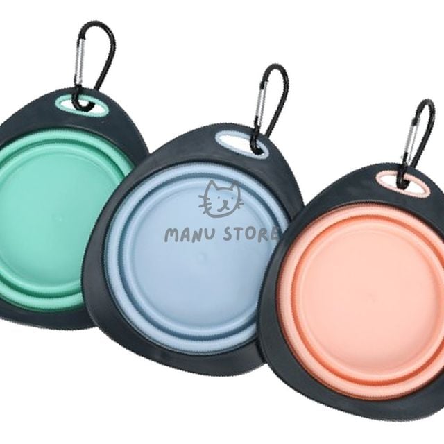 강아지사료그릇 반려동물식기 강아지휴대용식기