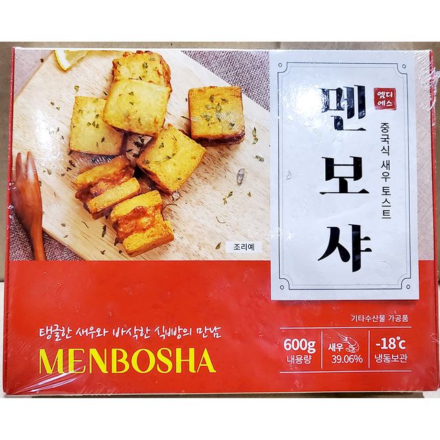 엠디에스 멘보샤(30g x20개 600g) 통새우튀김 수산가