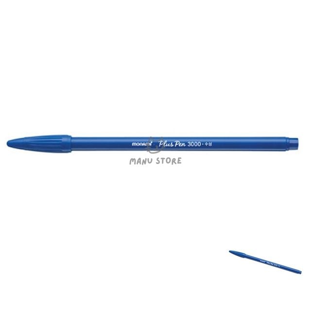 캘리그라피펜 부드러운수성펜 플러스펜 0.3mm 청색 12EA