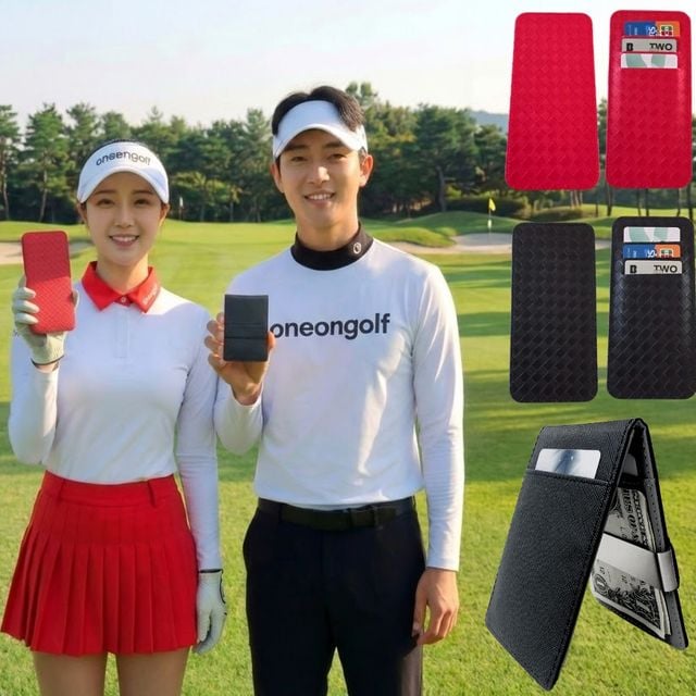 골프머니클립 지폐지갑 골프지갑 골프 카드 남자카드 남성 명함꽂이 수납
